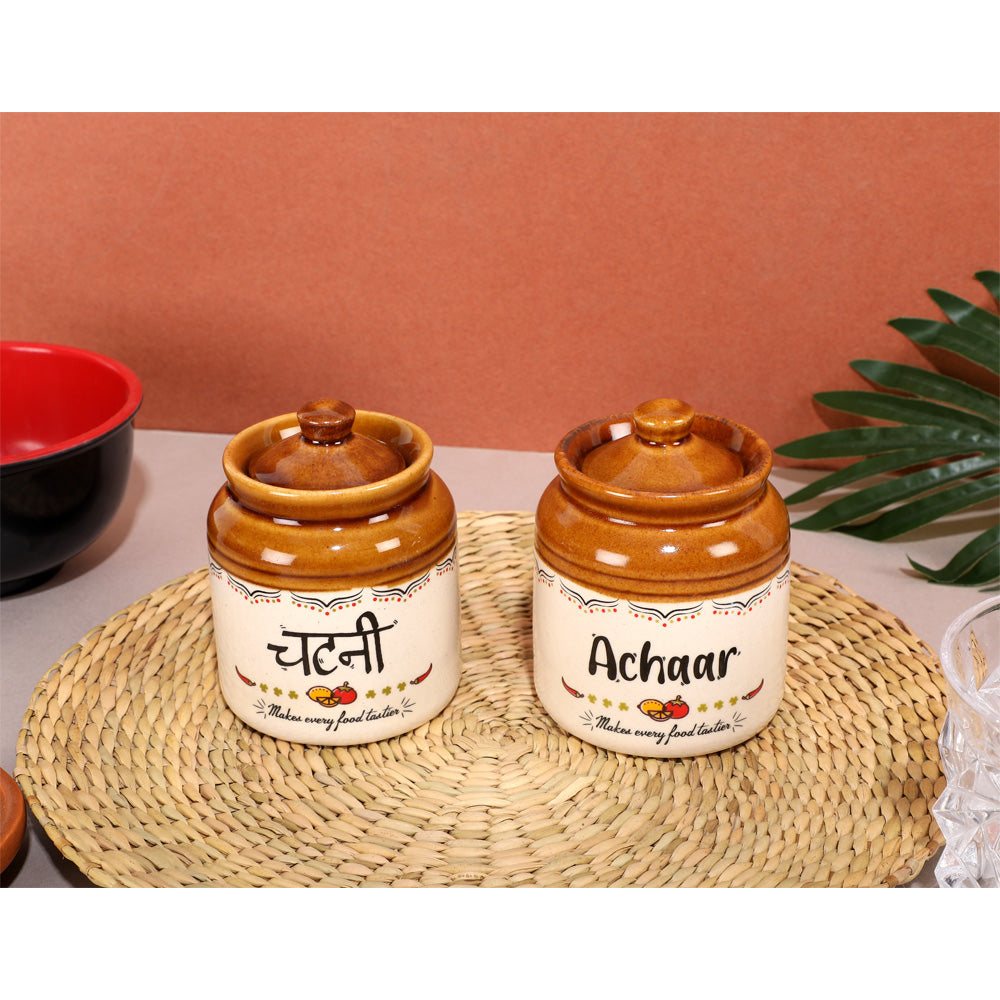 Classic Chutney Achaar Jar Set