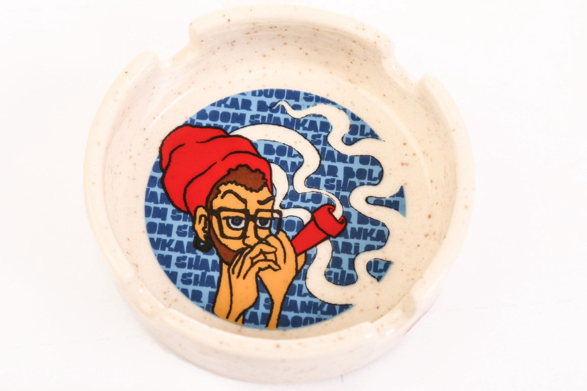 Boom Shankar Ceramic  Ashtray