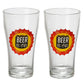 Beer Di Tanki Beer Glass set of 2 (360ml)