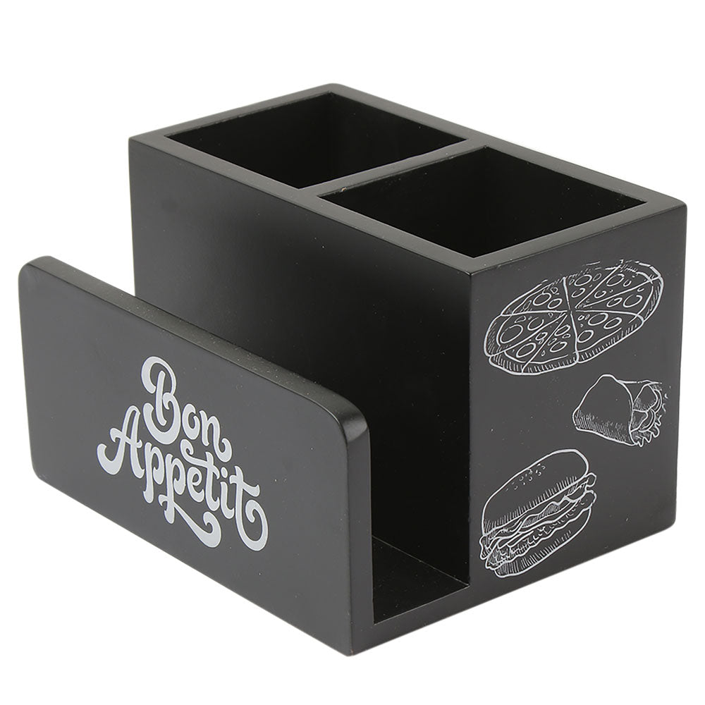 Bon Appetit Cutlery Stand Black