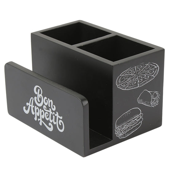 Bon Appetit Cutlery Stand Black