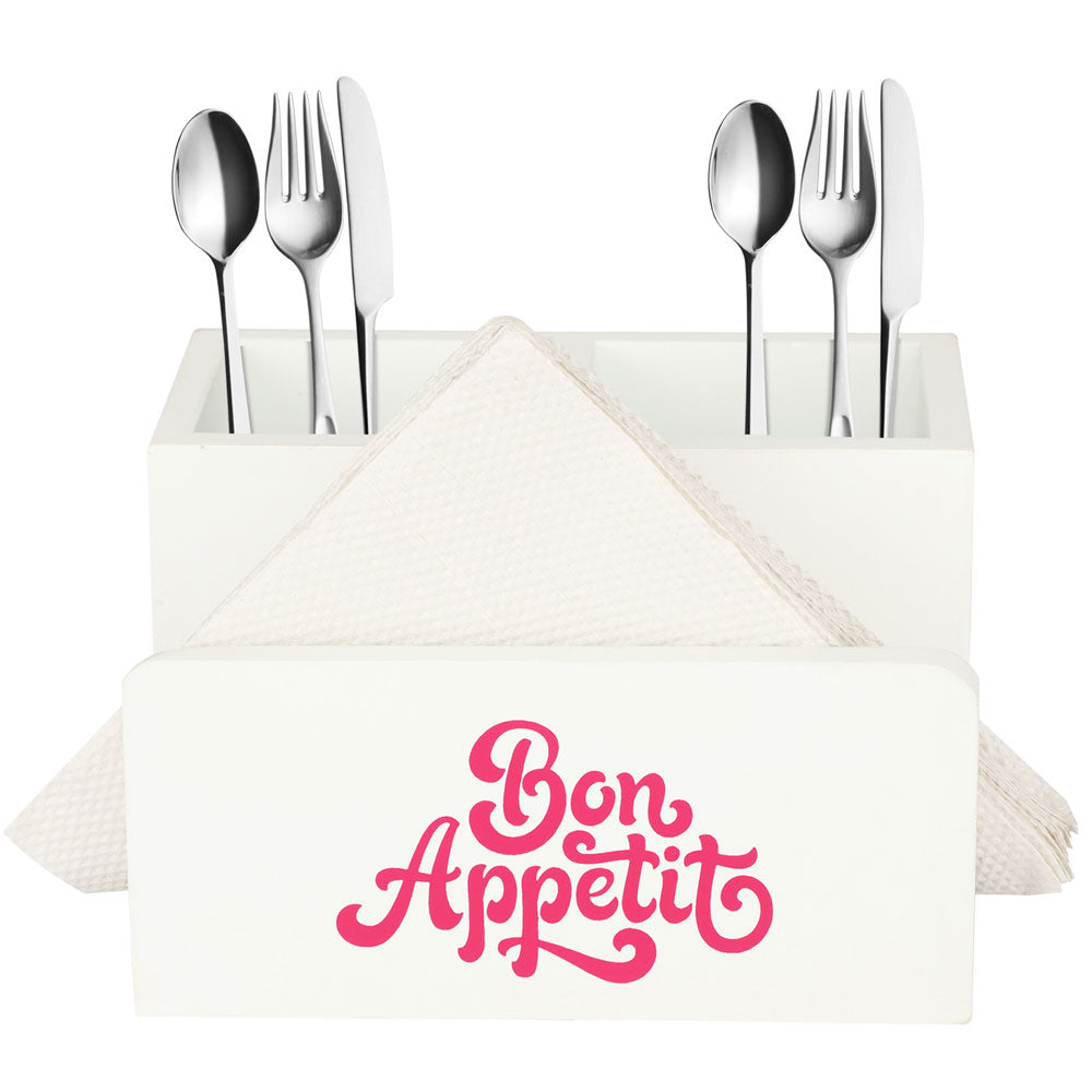 Load image into Gallery viewer, Bon Appetit Cutlery Stand White
