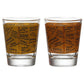 BOTTOMS UP & CHEERS SHOT (GLASS SET OF 2)